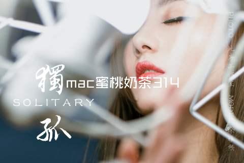 mac蜜桃奶茶314